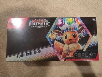 Pokemon cards tcg prismatic evolutions surprise box