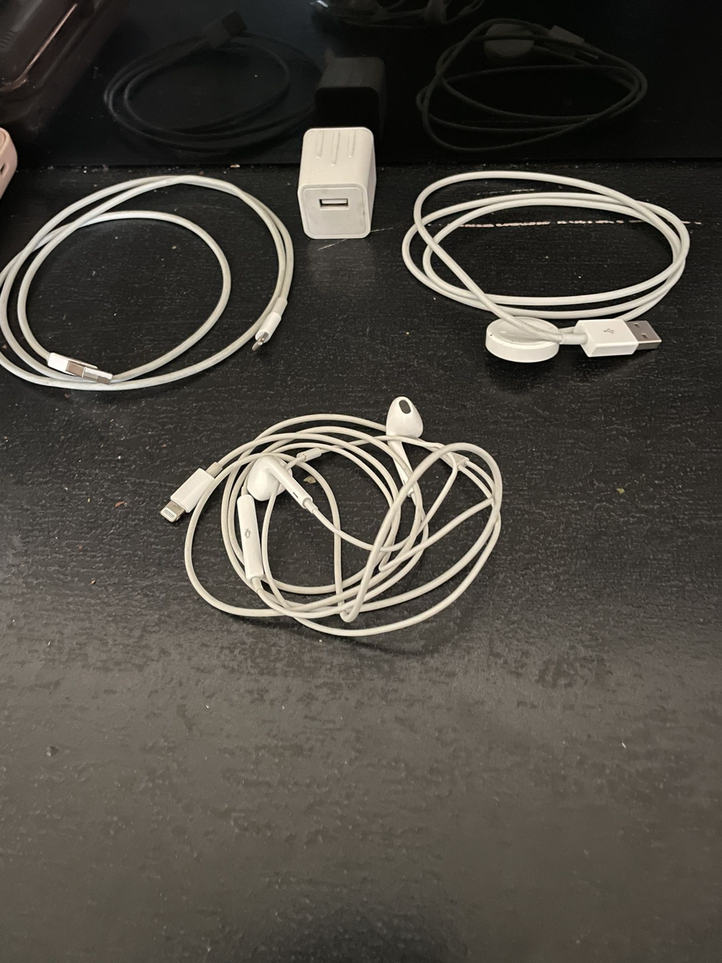 Apple Watch Charger iPhone Phone Charger And iPhone Headphones Everything For 25.00