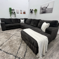 Grey Sectional Couch - Free Delivery
