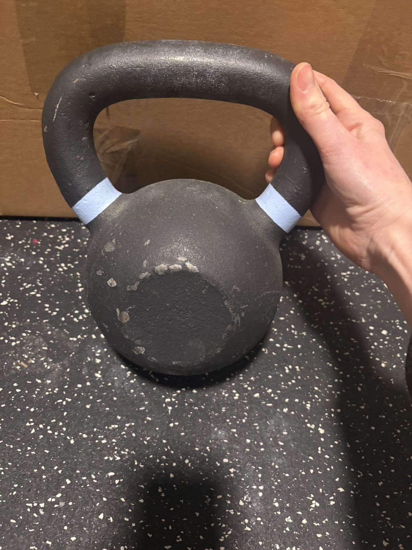 Powder Coated Kettlebell 35lbs