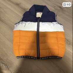 Timberland baby Puffer Vest with hidden hood