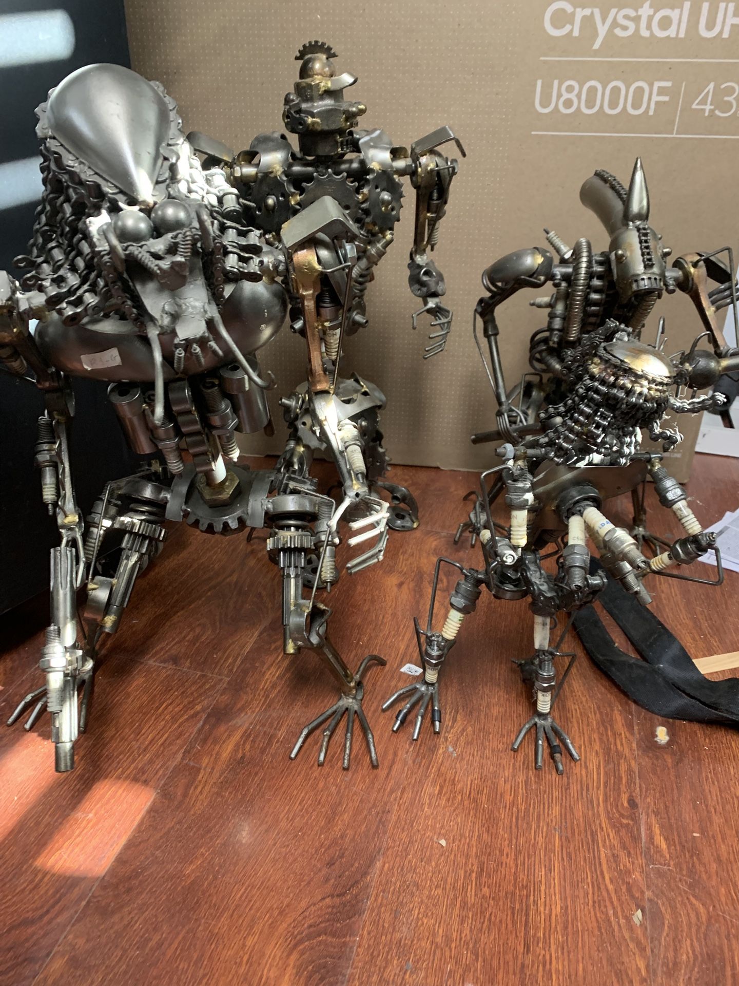 Scrap Art Sculpture