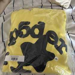 Yellow Spider Hoodie Xl
