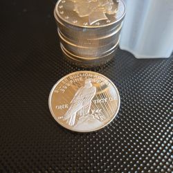 Silver Bullion Round  .999 FINE SILVER 