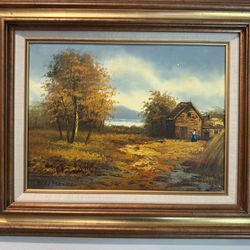 Herb Parnall Vintage 1960 Oil Painting Set