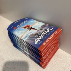 14 Packs sealed Avatar Last Airbender Play Booster Packs 