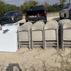 party chairs and table 