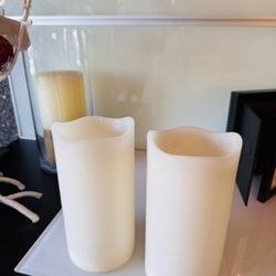 2 Battery Lid Candles 
