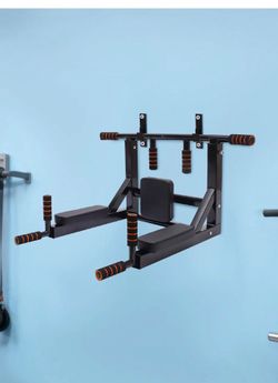 Wall Mounted Pull Up Bar Chin Up bar Multifunctional Dip Station