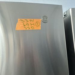 GE Beautiful. Stainlees Steel 3 Doors Refrigerator