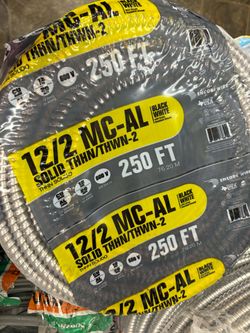 New MC metal clad cable 12/2
