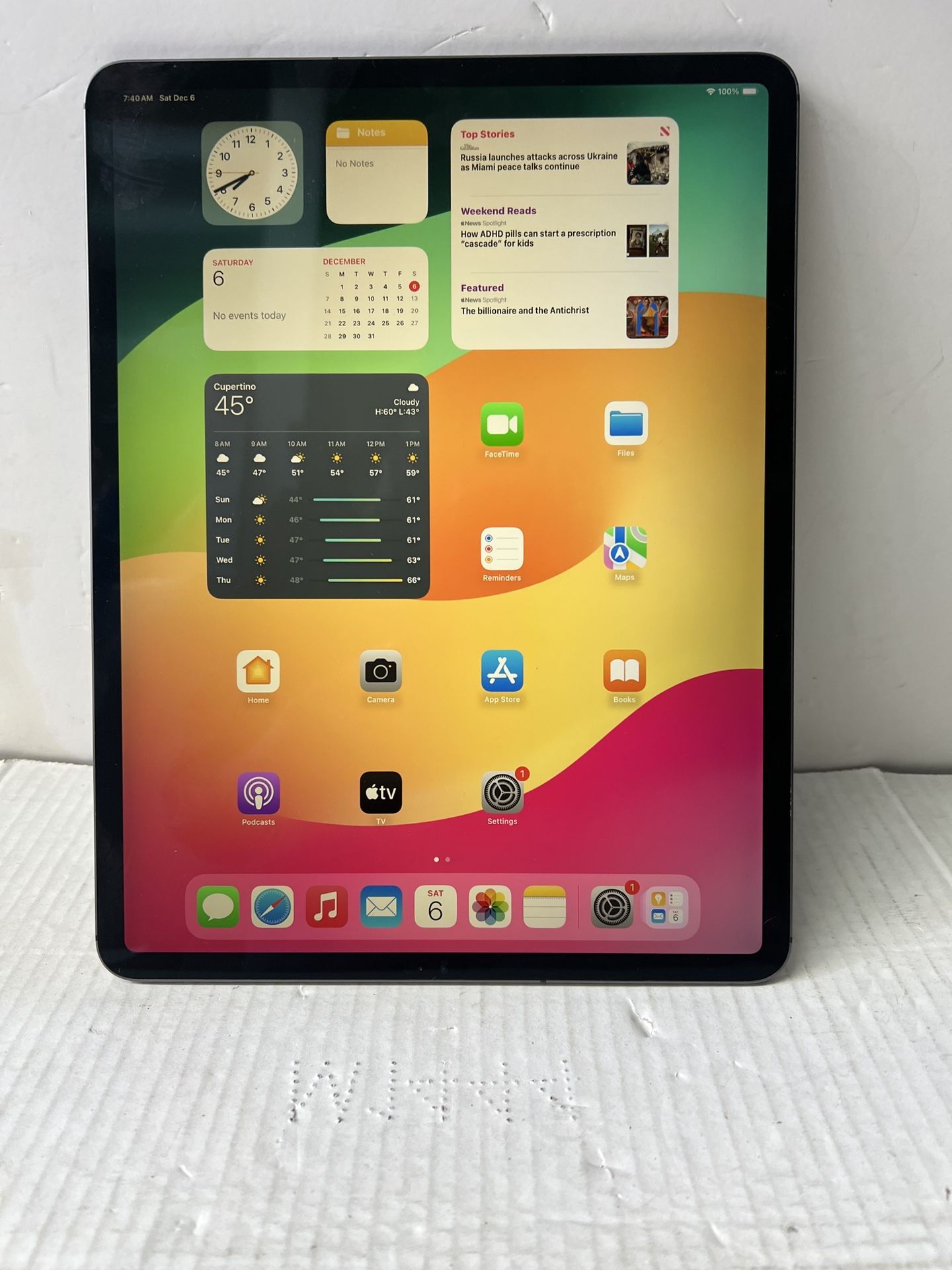 Ipad Pro 12.9 Inch (3rd Generation) 512Gb. #4002