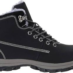 NEW SZ 14 Men Insulated Winter Snow Boots Shoes Waterproof Cold Weather
