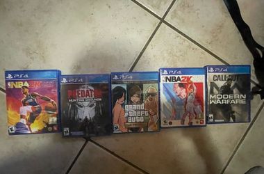 (different) PlayStation Video Games PS5 PS4