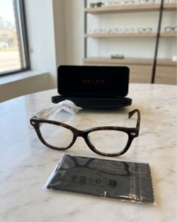 NEW Ralph Lauren Tortoise Eyeglasses Frame w/ Case & Cloth - Authentic