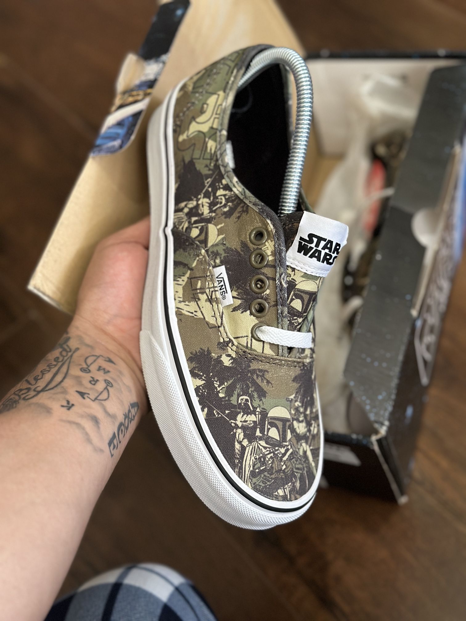 Size 8 Camo Star Wars Vans
