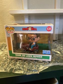 Hank Hill on Lawnmower Funko Pop