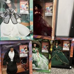 Gone With The Wind Barbie Complete Set 1994