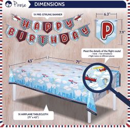 Airplane Theme Birthday Party Decorations