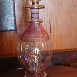 1912 Egyptian Glass Perfume Bottle 
