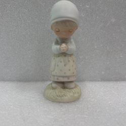Precious moment vintage figure thanking him for you