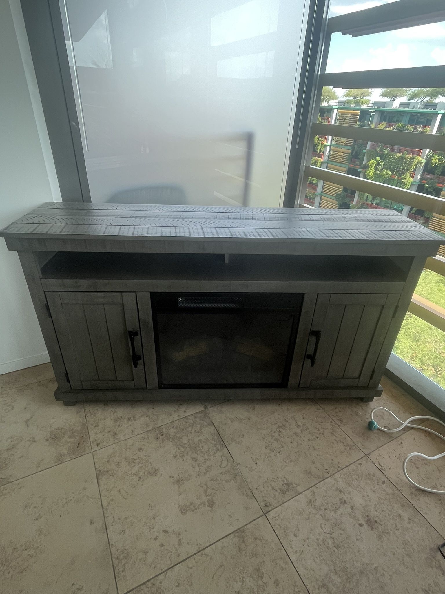 Fireplace TV Stand