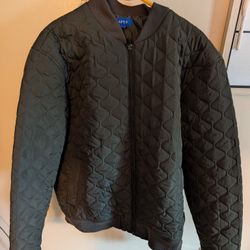 APT 9 Quilted Bomber Jacket
