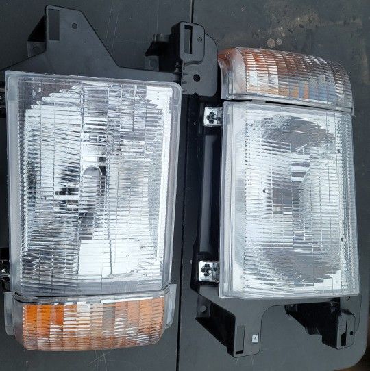 87-91 Ford F150-F350 87-91 Bronco Headlights Luces Micas Calaveras Faros Faroles Focos