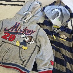 3 Boy Jacket Size 12 Mo. And One 18 Mo