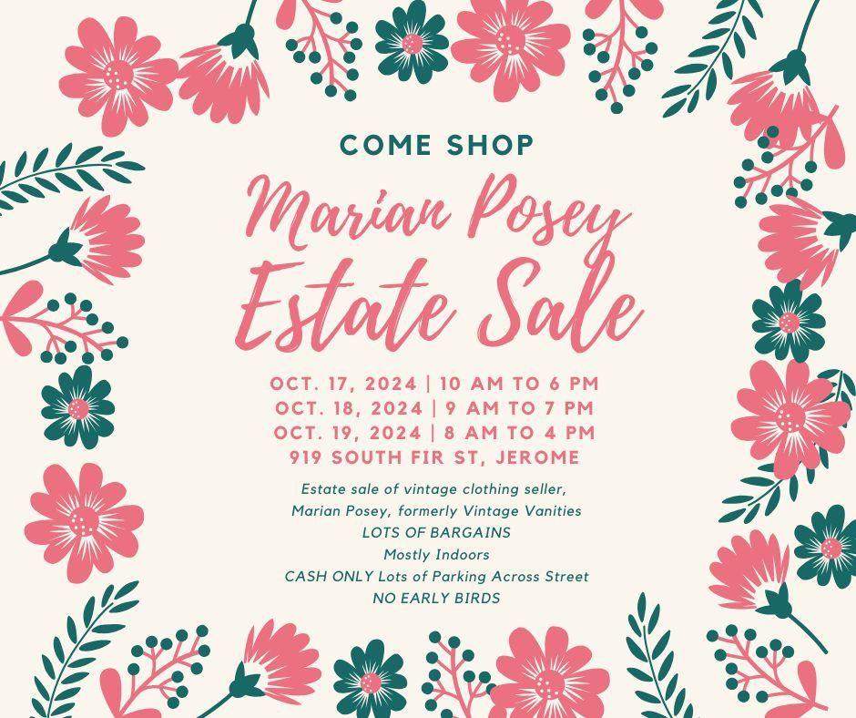 POSEY ESTATE SALE