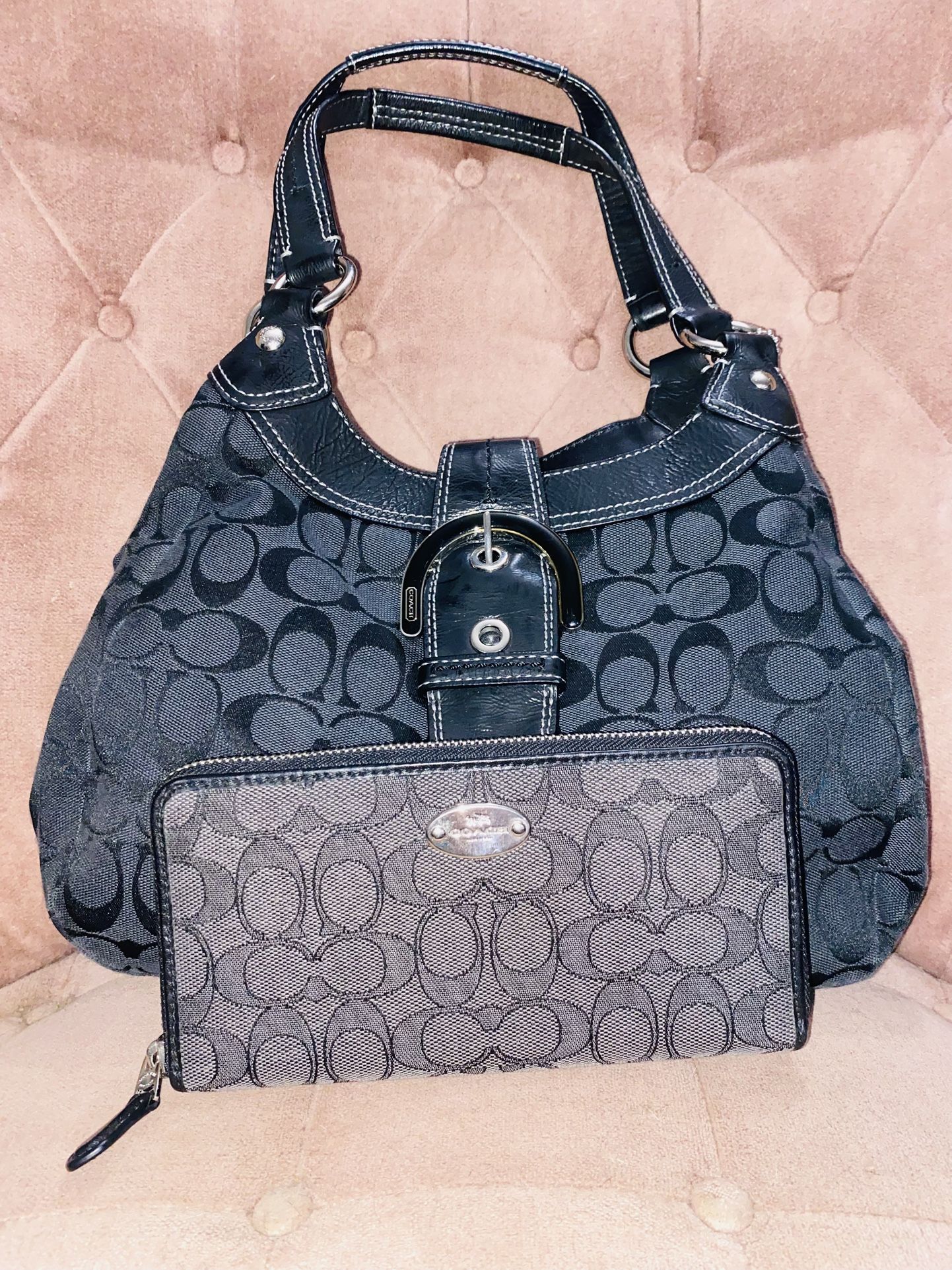 Medium Coach Bag with matching wallet