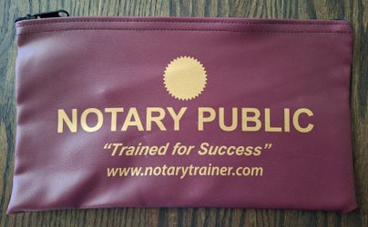 Notary Supply Zipper Case 
