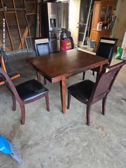 Table and chairs