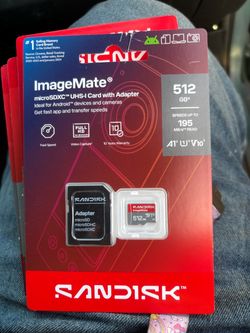 SanDisk ImageMate 512GB microSDXC Card with Adapter