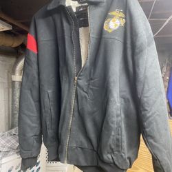 Never Worn Men’s Marine Logo Jacket