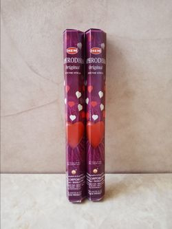 HEM Aphrodisia Incense Sticks 2 Tubes 40 Incense Sticks