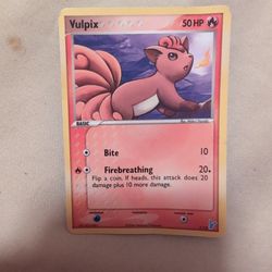 Vulpix Pokémon Card (Offer?)