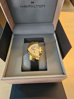 ⚡ Hamilton Ventura Chrono Quartz (Gold  Reference H244220)