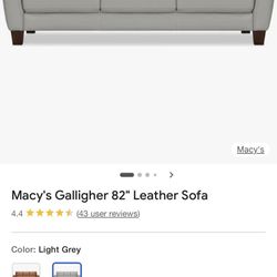  Leather Sofa 77 Inches Wide , Make Offer