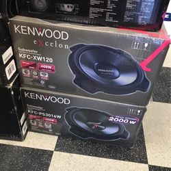 Kenwood 12 Inch Subwoofer On Sale Today For 79.99 