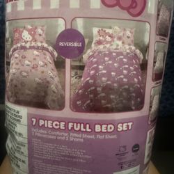Hello kitty Full Set Comforter 