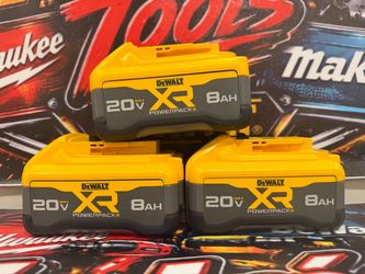 DEWALT 20V MAX XR POWERPACK 8Ah Battery DCB2108 ($129 For Each)