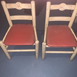 Vintage Wood late 1950’s Children’s Chair 12” chair height