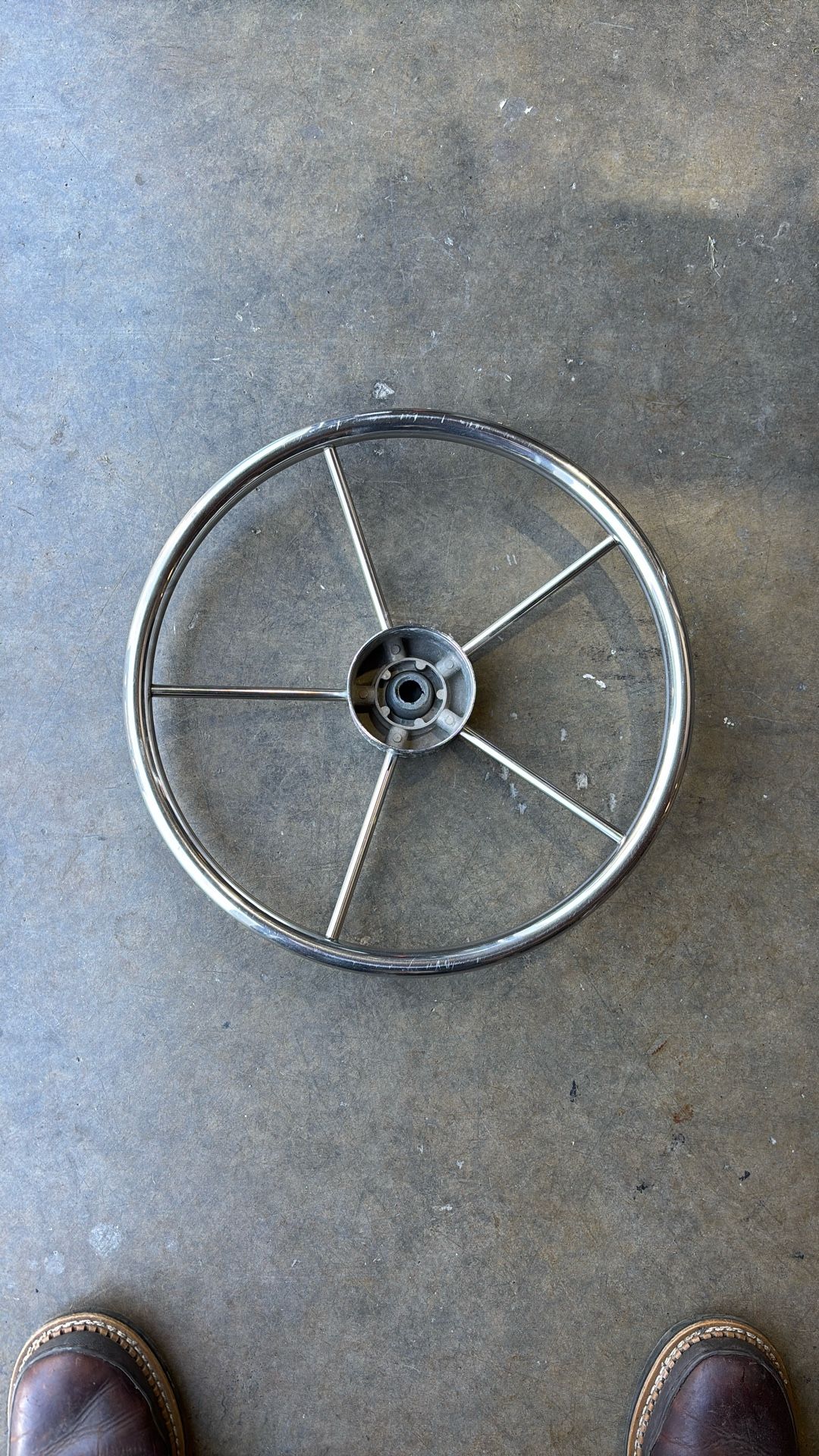Boat Steering Wheel From The 1970’s