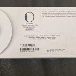 APPLE WATCH SERIES 8 41mm Midnight Case / Midnight Sport Band 