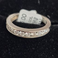 White Gold Diamond Band
