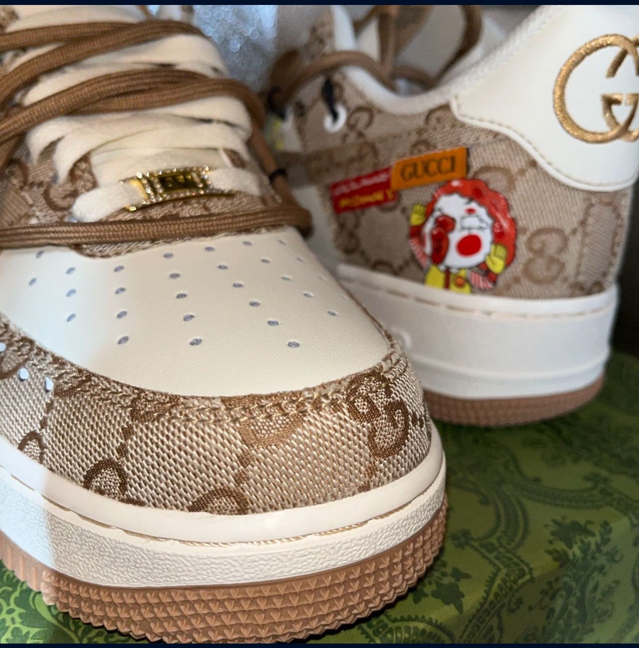 Nike Gucci Custom Air Force 1 McDonalds