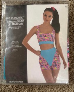 80's Workout Kit womens Costume Adult L/XL