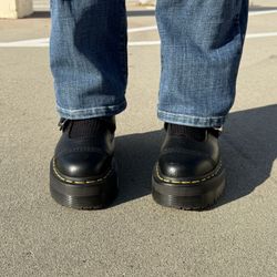 Adding Flower Buckle Platform Mary Jane 