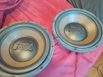 MTX rare old school 10-in single voice coil subwoofers amazing condition. FREE SHIPPING, DEMO, DELIVERY PORTLAND VANCOUVER AREA 
